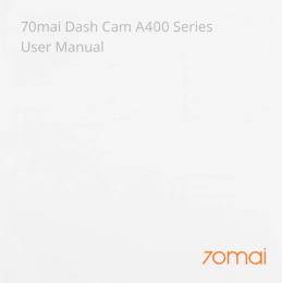 Видеорегистратор 70MAI Dash Cam A400, серый