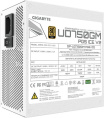 Блок питания GigaByte GP-UD750GM PG5 ICE 750W 28200-U75GI-1CEUR ATX 12V v2.31, 80Plus Gold КПД 90% , 3.3V-20А, 5V-20А, 12V-62.5А, -12V-0.3А, 5Vsb-3А, 1x24pin, 2х4+4pin, 4х6+2pin, 8хSATA, 1х16pin, 3х4Pin Peripheral, 1хFloppy, OVP/OPP/SCP/UVP/OCP/OTP, 1