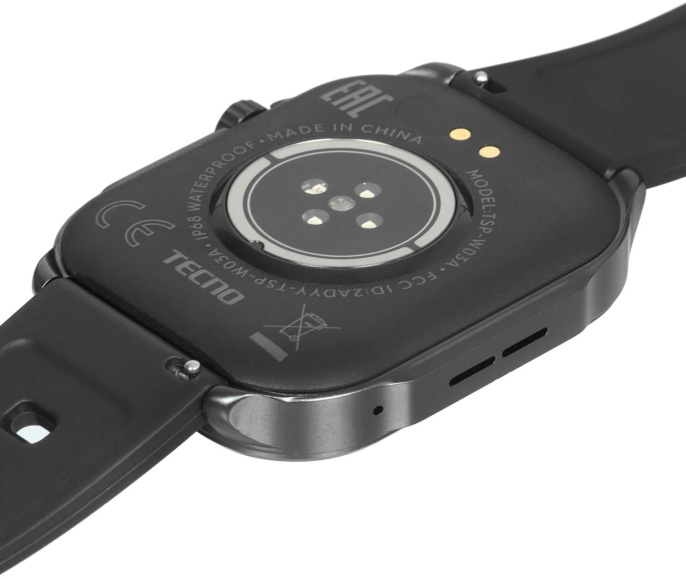 Смарт-часы TECNO Watch 3 Active,  2.04",  черный [w03a]