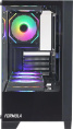 Корпус mATX Formula Crystal Z1M, Mini-Tower, без БП,  черный [cristal z1m]