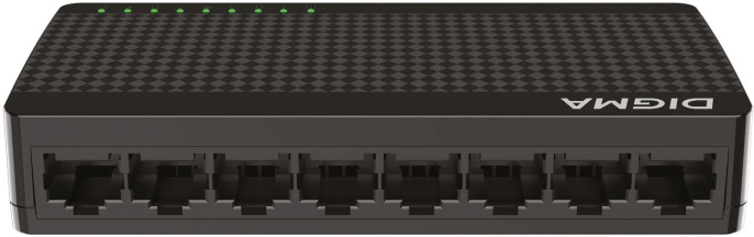Коммутатор Digma DSW-108GE, неуправляемый [dsw-108gev2]