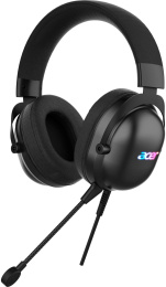 Гарнитура игровая Acer AHW122,  для компьютера, мониторные,  проводные, черный [zl.hdscc.01u]