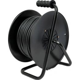 Силовой удлинитель Inforce на катушке, 4 гнезда, с/з КГ 3х2,5 16A 30м IP20 GRANITE ZG 09-15-11