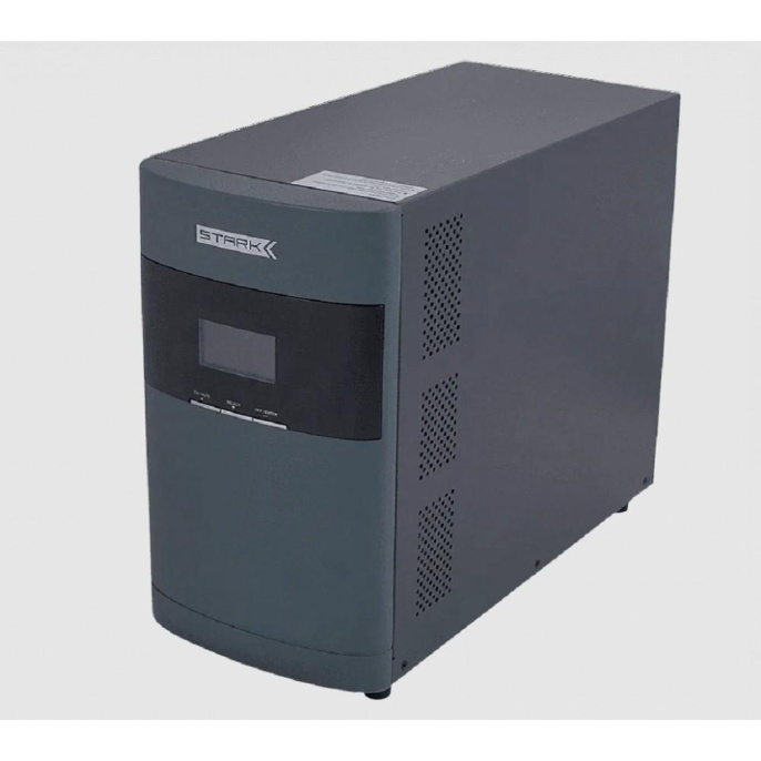 STARK SC 2000 Online 8/12A ИБП 2000 ВА/1600 Вт {Online, Напольный, 110-300В, 4 х ЕВРО, Smart-slot, USB, RS232, ЕРО, БЕЗ АКБ - внешние батареи 6 шт до 240 Ач}