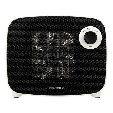 Тепловентилятор керамический CENTEK CT-6023,  1500Вт,  2 режима, белый,  черный
