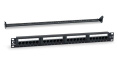 Патч-панель Cabeus PL-24-CAT.5E-DUAL 19" 1U 24xRJ45 кат.5E UTP