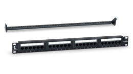 Патч-панель Cabeus PL-24-CAT.5E-DUAL 19" 1U 24xRJ45 кат.5E UTP