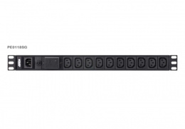ATEN PE0118SG-AT-G Устройство распределения питания, без управления, 10A, 2.4kW, 18 портов, 1 банк, без IP доступа, ввод IEC320 C14, 18*C13;без шнуров