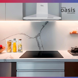 Вытяжка каминная Oasis KB-50W белый управление: кнопочное 1 мотор