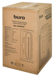 Шредер Buro Office BU-S1602M черный (секр.P-5) фрагменты 18лист. 30лтр. скрепки скобы пл.карты CD