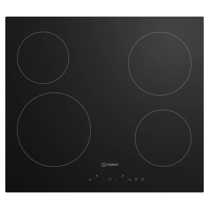 Электрическая варочная поверхность Indesit IRT 160, конфорок: 4 шт.,  стеклокерамика,  независимая, черный