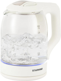 Чайник электрический StarWind SKG1056, 1.8л, стекло