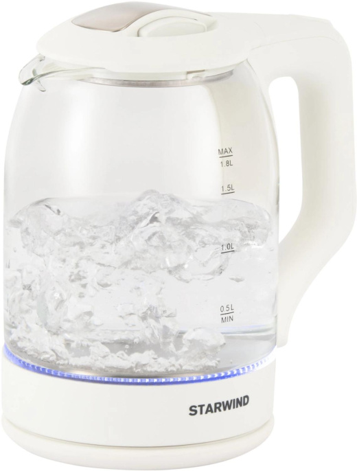 Чайник электрический StarWind SKG1056, 1.8л, стекло