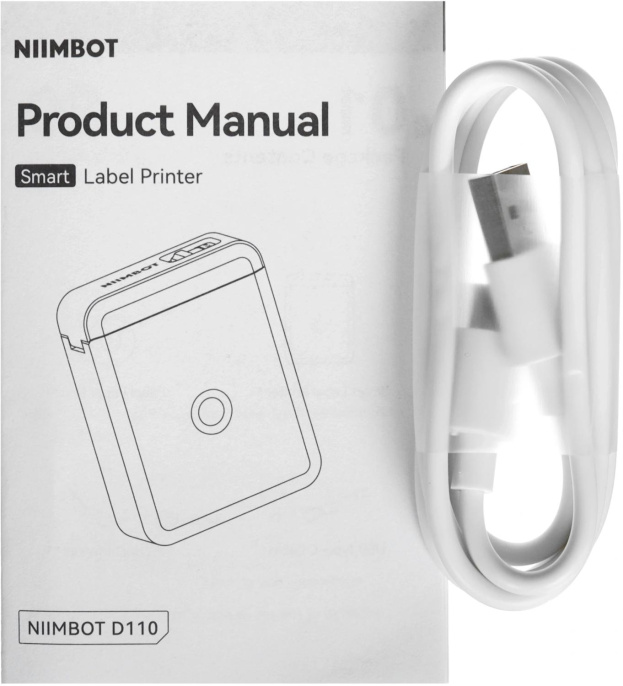 Термопринтер Niimbot D110 M 1746733 203dpi 40мм/с/USB/BT для печ.этик. белый