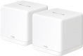 Бесшовный Mesh роутер Mercusys Halo H60X(2-pack) AX1500 10/100/1000BASE-TX белый (упак.:2шт)