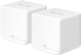Бесшовный Mesh роутер Mercusys Halo H60X(2-pack) AX1500 10/100/1000BASE-TX белый (упак.:2шт)