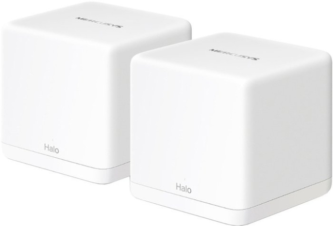 Бесшовный Mesh роутер Mercusys Halo H60X(2-pack) AX1500 10/100/1000BASE-TX белый (упак.:2шт)