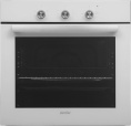 Духовой шкаф электрический Simfer B6EC16016,  58л,  дверца с 2 стеклами,  белый