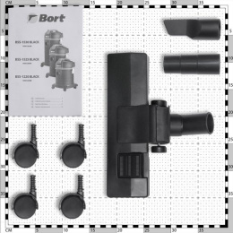 Строительный пылесос Bort BSS-1525, черный [93412604]