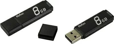 Накопитель Netac NT03U351N-008G-20BK USB2.0 Flash Drive 8Gb (RTL)