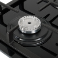 Газовая варочная панель OASIS P-GEB,  4 конфорки,  закаленное стекло,  черный