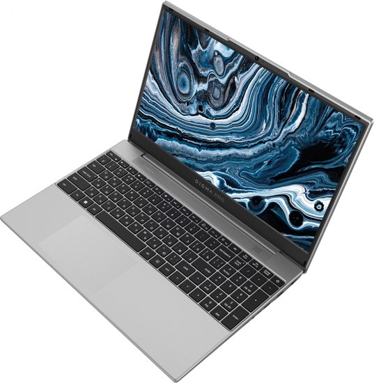 Ноутбук Digma Pro Breve DN15R5-ADXW09, 15.6" IPS, Ryzen 5 7430U/ 16Gb/ 512SSD/ W11/ Silver