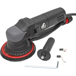 Электрическая орбитальная шлифовальная машинка Русский Мастер ES-609 150мм, ход 9мм, 220В, 600Вт РМ-58376