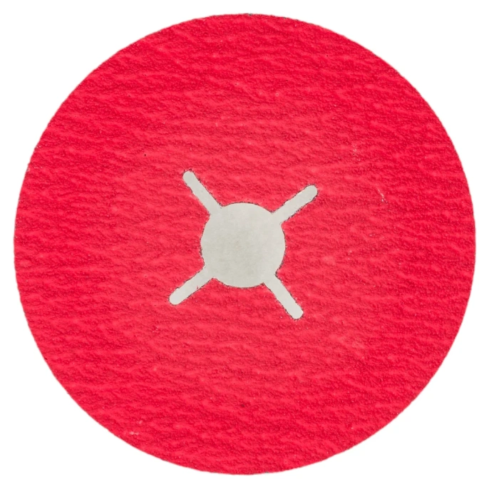 Фибровый шлифовальный круг CR5229 125x22 мм, керамика, P80, 10 шт Interflex 3024802501-10