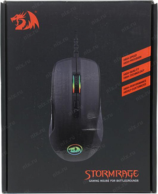 Манипулятор Redragon Stormrage Mouse M718 RGB (RTL) USB 7btn+Roll 78259