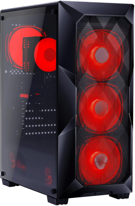 Компьютер BLOODY BD-PC CH61C1 Intel Core i5 12400F,  DDR4 16ГБ, 1ТБ(SSD),  NVIDIA GeForce RTX 3050 - 8 ГБ,  Windows 11 Home,  черный [2085725]