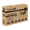 Монитор 23.8" ExeGate ProSmart EZ2400 (IPS LED Grade A+, FHD, 1920x1080@75Гц, 16:9, 250cd/m2, 1000:1, 178°/178°, 3-5ms, D-Sub, HDMI, FreeSync, Flicker-free, Low Blue Light, кабель HDMI 1.5м, VESA, регулировка наклона (tilt), черный) EX299031RUS