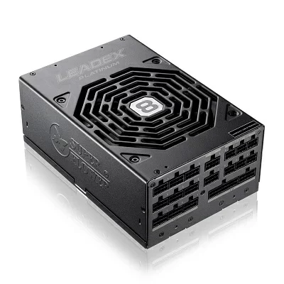 Блок питания 2000 Ватт Super Flower. Super Flower Power Supply Leadex Platinum, 2000W, ATX, 140mm, 18xSATA, 5xPCI-E(6), 9xPCI-E(6+2), APFC, 80+ Platinum, Full Modular SF-2000F14HP