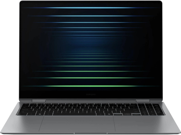 Ноутбук Samsung Galaxy Book 5 Pro 360 NP960 Core Ultra 7 256V 16Gb SSD512Gb Intel Arc 140V 16" AMOLED Touch 2.8K (2880x1800) Windows 11 Home English grey WiFi BT Cam (NP960QHA-KG1IN)