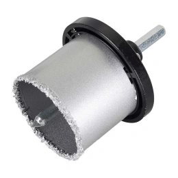 Набор коронок алмазных по керамической плитке 33-53-67-73 мм Вихрь 73/10/9/4