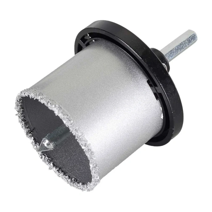 Набор коронок алмазных по керамической плитке 33-53-67-73 мм Вихрь 73/10/9/4