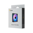 Вентилятор для корпуса Ocypus Gamma F12 BK ARGB, 120x120x25mm, 4-PIN PWM, 800-1600 RPM, 31 DBA MAX, HYDRO BEARING