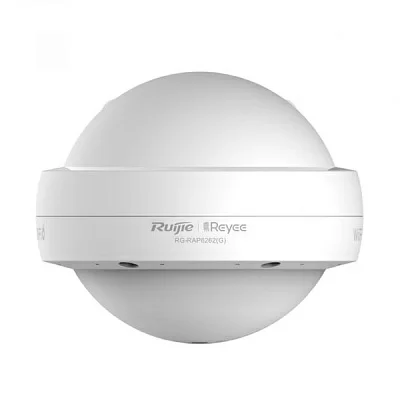 Точка доступа Reyee AX1800 Dual Band Outdoor Wi-Fi6 Access Point, IP68 waterproof, 1201Mbps at 5GHz + 574Mbps at 2.4GHz, 2 10/100/1000base-t Ethernet uplink port, Internal omnidirectional antennas,support 802.11a/