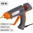 Клеевой пистолет TDM ELECTRIC КП-150 11,3 мм, подставка, терморегулятор, шнур 1,5 м, 150 Вт, Т=220 С Алмаз SQ1024-0104