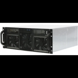 Серверный корпус 4U Procase RE411-D2H14-FC-55 ,2x5.25+14HDD,черный,без блока питания,глубина 550мм,MB CEB 12"x10,5", панель вентиляторов 3*120x25 PWM [RE411-D2H14-FC-55]