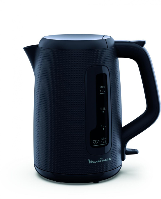 Чайник электрический Moulinex Morning BY2M0810 1.7л. 2400Вт черный корпус: пластик 7211419022
