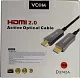 VCOM D3742A-80м Кабель optical HDMI to HDMI (19M -19M) 80м ver2.0