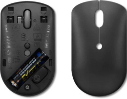 Мышь Lenovo 400 черный оптическая 2400dpi беспров. USB-C 3but (GY51D20865)