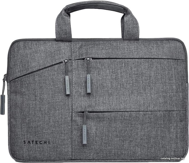 Сумка Satechi Water-Resistant Laptop Carrying Case для ноутбуков до 13"&14'' дюймов. Материал нейлон. Цвет серый. (ST-LTB13)