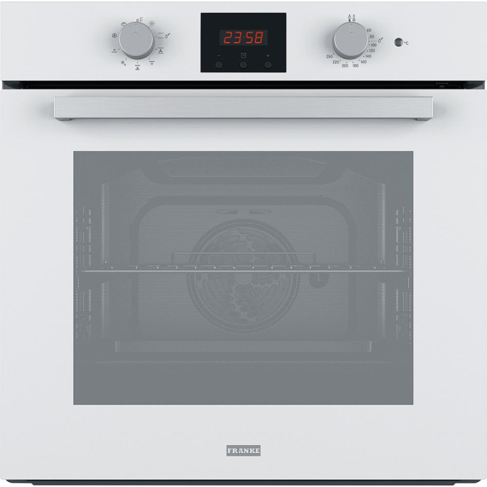 Духовой шкаф Franke FSL 86 H WH/ Best, Серия SMART, Электрический духовой шкаф, 60 см, 71л, дисплей, эмаль легкой очистки, белый