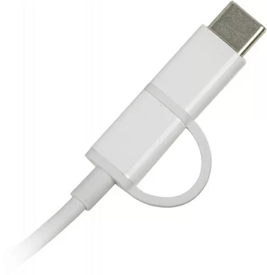 Кабель Xiaomi Mi 2-in-1 SJV4082TY USB (m)-USB Type-C (m)/micro USB (m) 1м белый