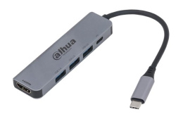Концентратор Dahua 7-in-1 Docking station 7 in 1 USB 3.1 Type-C to USB 3.0 + HDMI + SD/TF + PD Docking Station DH-TC37