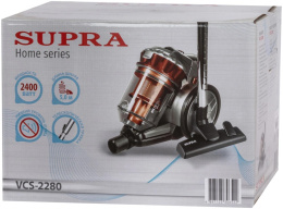 Пылесос Supra VCS-2280 2400Вт красный/серый