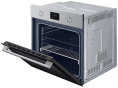 Духовой шкаф электрический Samsung NV68A1145RS/WT,  68л,  дверца с 3 стеклами,  серебристый