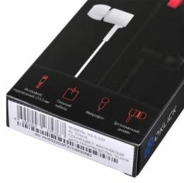 Наушники Oklick HS-S-220, 3.5 мм, внутриканальные, белый [d2w]