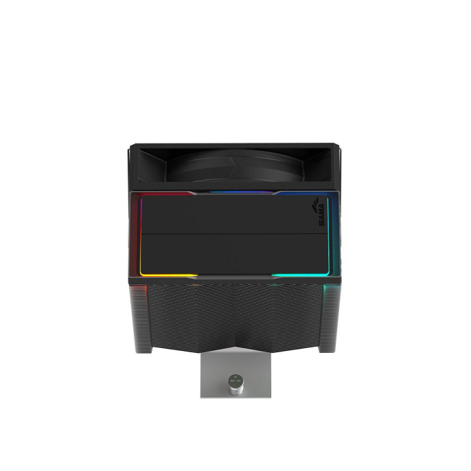 Кулер для процессора CPU Cooler SAMA X40L 200W, 4-pin PWM, 133.5mm, 4x6mm, ARGB, 1x100mm, 50.1CFM, 35.2dBA, 2600RPM, S: 1851/1700/1200/115X, AM5/AM4, silver X40-XXWAYXOX-G